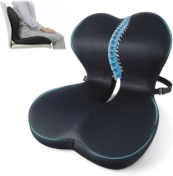 Memory Foam Seat Cushion, Office Chair Cushion by XZdream