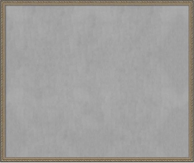 Amanti Art Silver Framed Magnetic Board 42x50 Oversize Vision Board by AmantiArt