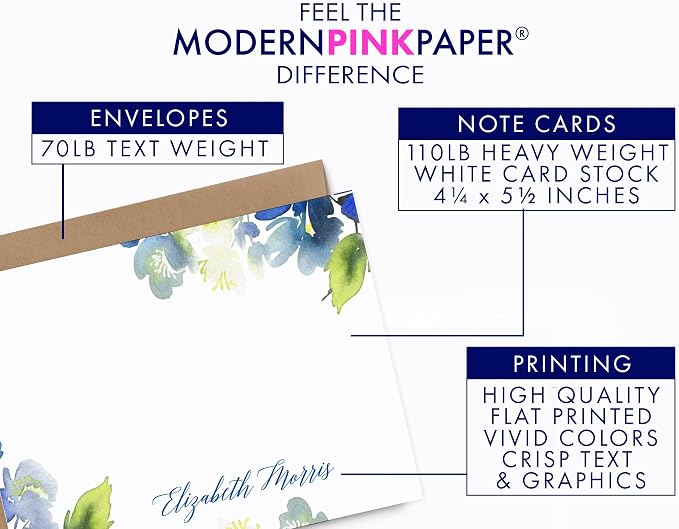Personalized Floral Stationary - Image 4