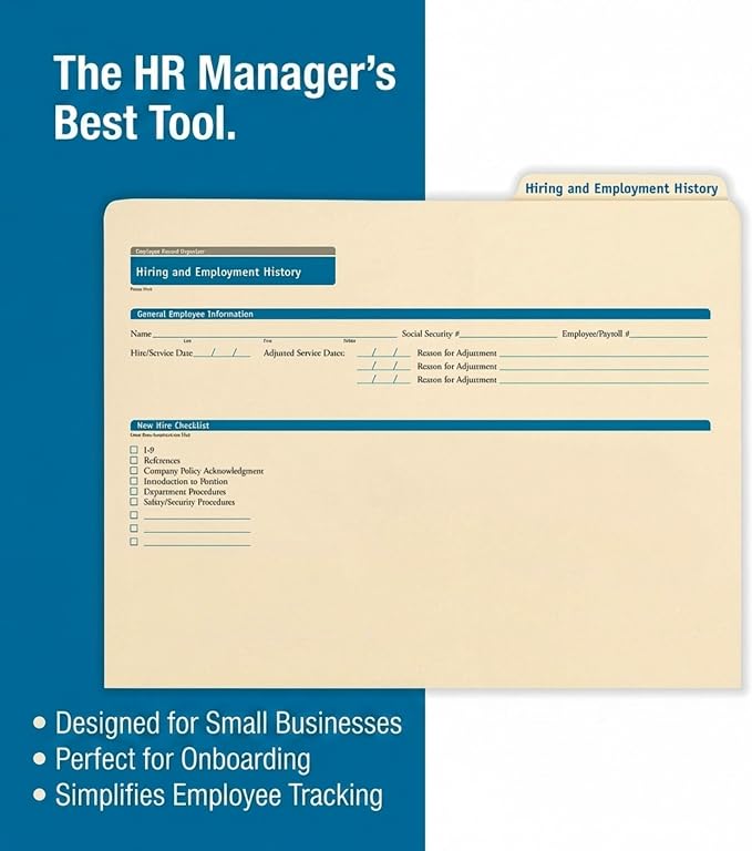 ComplyRight Hiring/Employment Folder, Document Filing Folder - Image 5