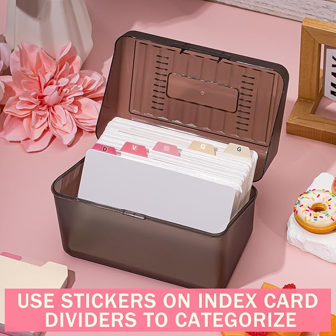 Harloon 50 Pack 3 x 5 Inch Index Card Dividers - Image 5