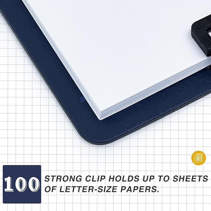 4 Pack Colored Clip Boards, Plastic Clipboards - Image 6