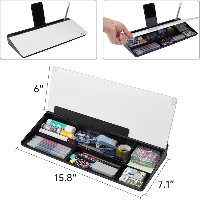 TSJ OFFICE Desktop Whiteboard Dry-Erase-Board - Image 4
