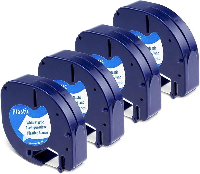 Label KINGDOM Replace for DYMO LetraTag Refills 91331 White Plastic Compatible by LabelKINGDOM