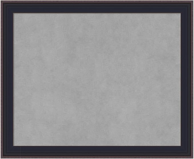 Amanti Art Black Framed Magnetic Board 19x23 Small Vision Board by AmantiArt