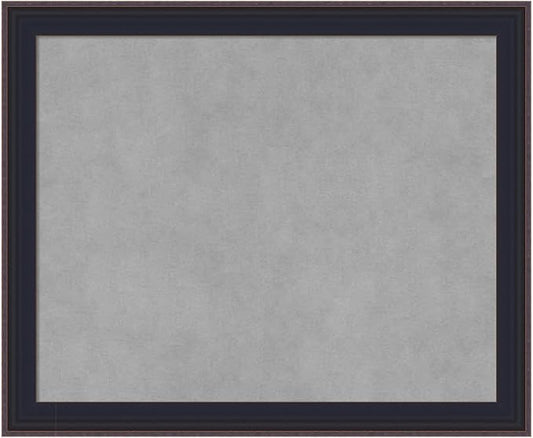Amanti Art Black Framed Magnetic Board 19x23 Small Vision Board by AmantiArt