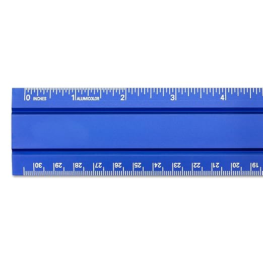 Alumicolor Aluminum Office Ruler - Image 2