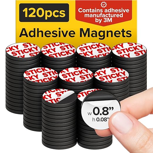 Magnets with Adhesive Backing by X-betMAGNET