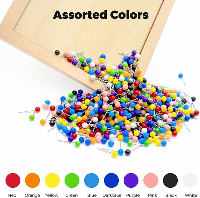 100 Pcs Map Pins, Small Map Tacks - Image 3