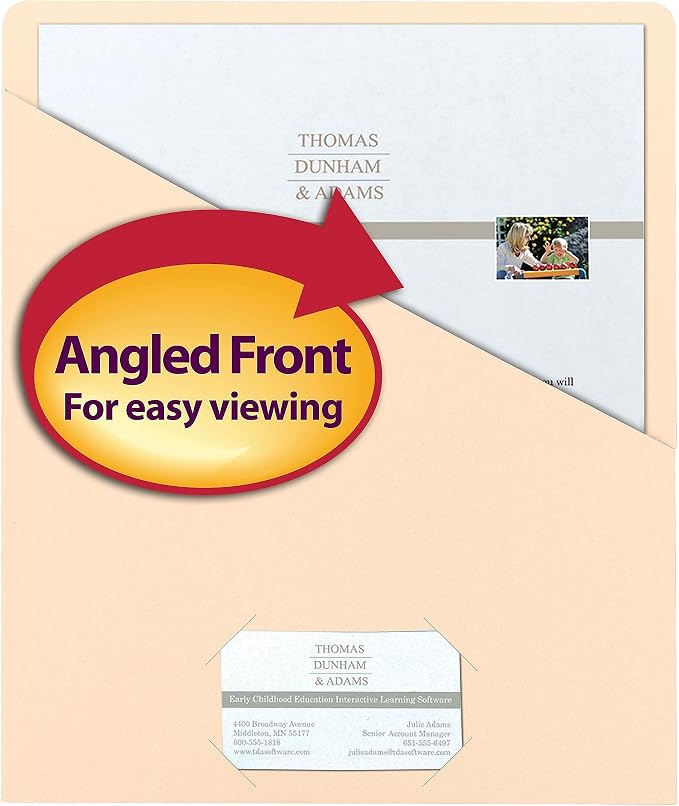 Smead Slash Jacket, Letter Size, 25 per Pack - Image 7