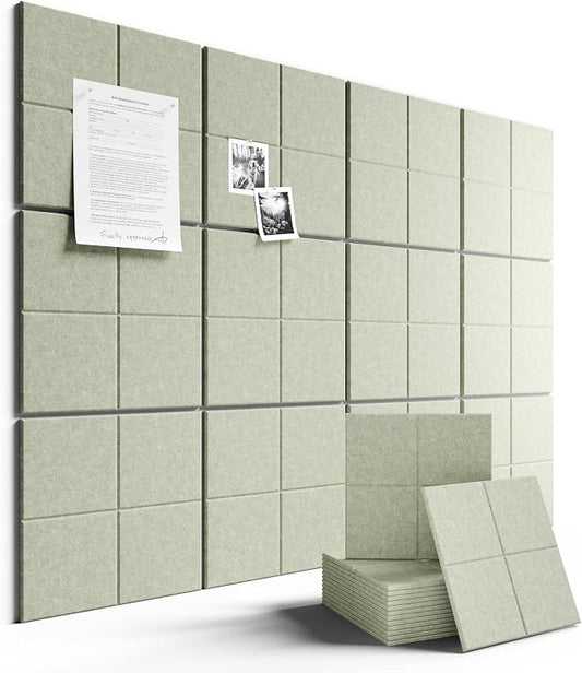 Large Felt Bulletin Board 48" x 36", Cork Board Alternative by FLUXYNARA