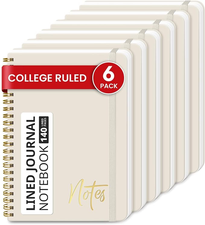 ZOTIA Lined Spiral Journal Notebook by Zotia