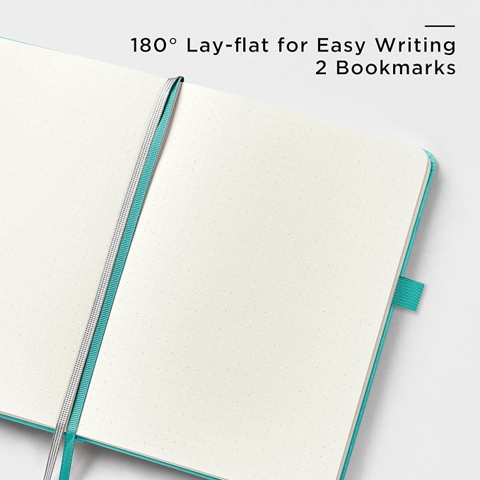 &And Per Se Dotted Journal Notebook, A5 Hardcover Leather Dotted Journal - Image 3
