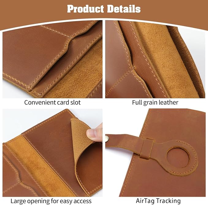 Jack&Chris Genuine Leather Passport Holder - Image 4