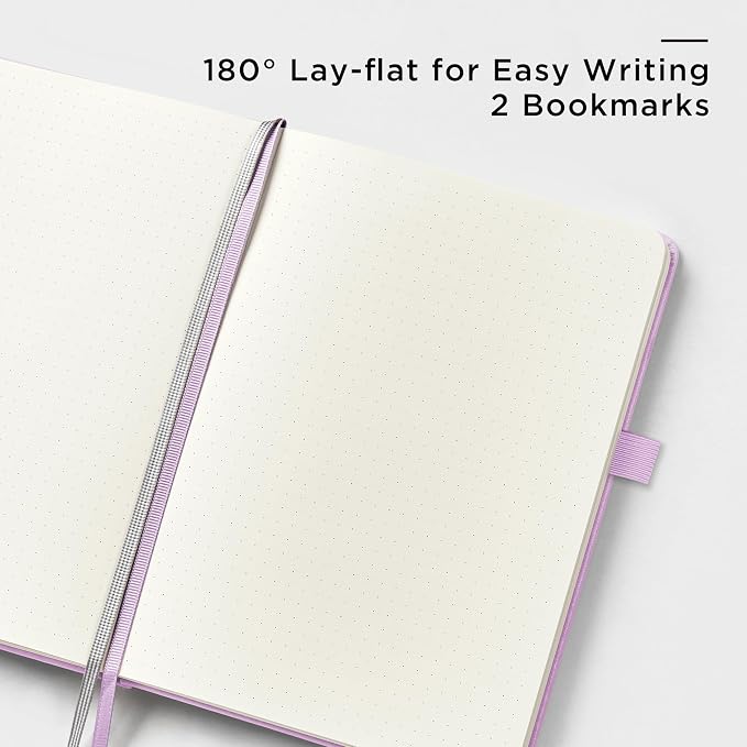 &And Per Se Dotted Journal Notebook, A5 Hardcover Leather Dotted Journal - Image 3