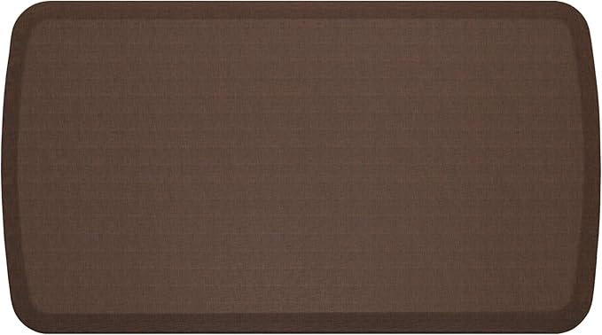 GelPro Linen Truffle Elite Premier Gel & Foam Anti-Fatigue Kitchen Floor Comfort Mat, 20" x 36"-DeskLoop Office