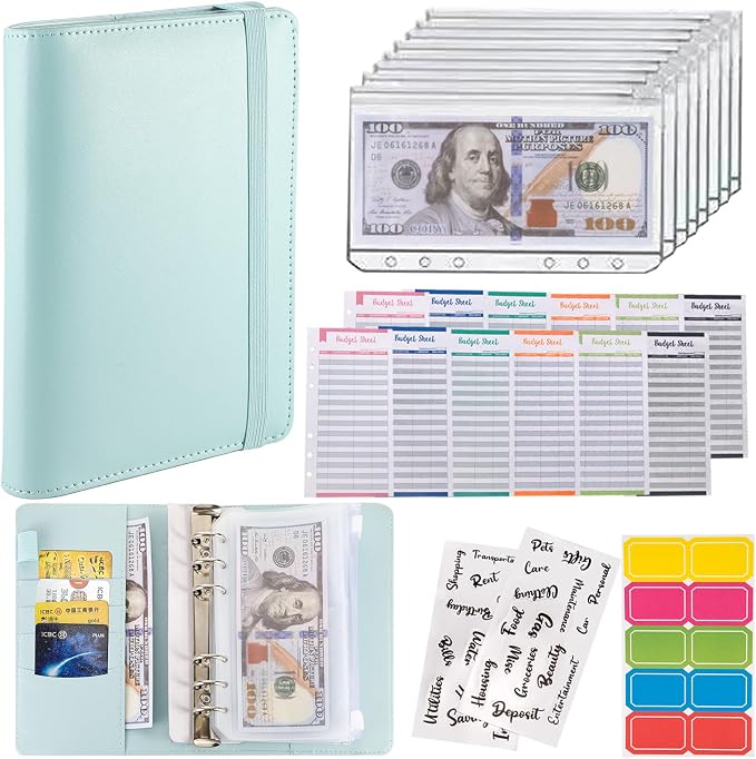 NICOOTH Budget Binder A6 Money Saving Binder by NICOOTH