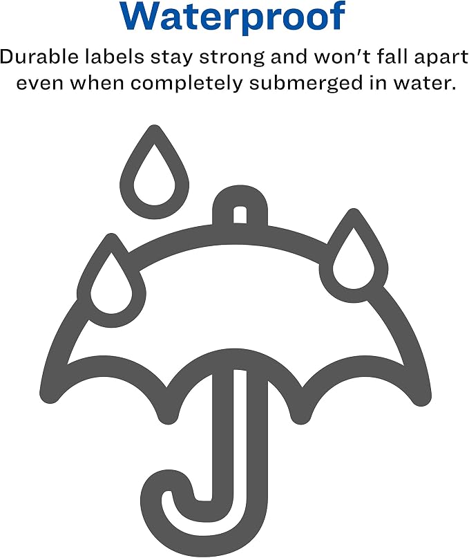 Avery Waterproof Labels with Ultrahold Permanent Adhesive, 3-1/3" x 4" - Image 5