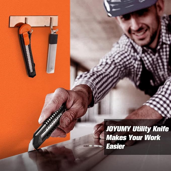 JOYUMY 20 Pack Utility Knife, Box Cutter Retractable, Box Knife - Image 2
