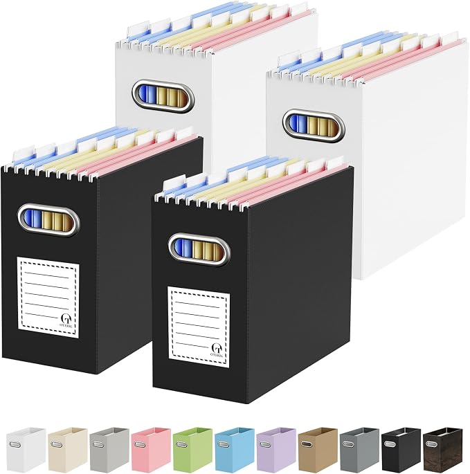 Oterri Cardboard File Organizer Box by Oterri