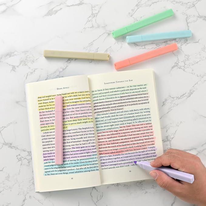konket- Aesthetic Bible Highlighters No Bleed, Cute Pastel Highlighters - Image 3