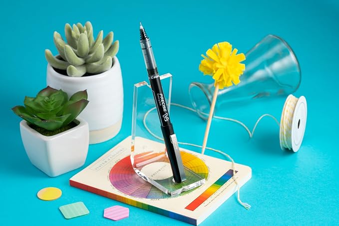 Pilot Precise V5 Rollerball Pens, Extra Fine Point 0.5 mm Black Pens, - Image 7