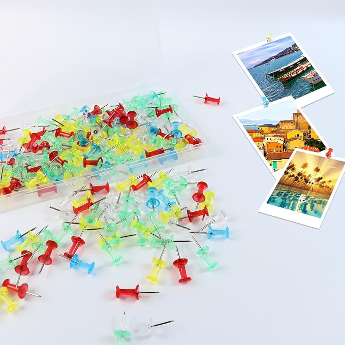 200 Colored Push Pins - Image 4