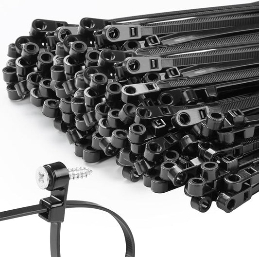 MasiStranth 1000 PCS 12 inch Black Zip Ties by MasiStranth