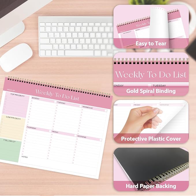 Weekly To Do List Notepad, Undated Planner - Image 5