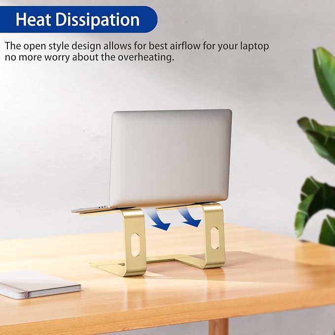 BESIGN LS03 Aluminum Laptop Stand, Ergonomic Detachable Computer Stand - Image 6