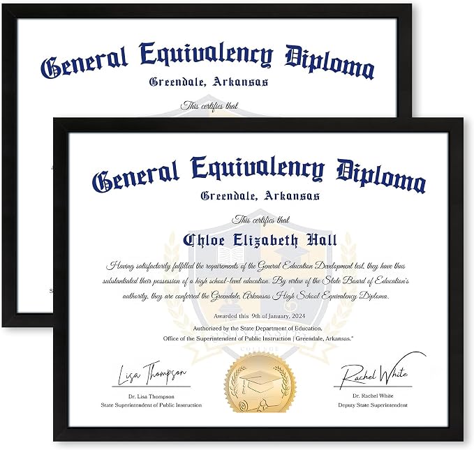 FIXSMITH 11x14 Diploma Frame, 2 Pack Black Picture Frames by FIXSMITH