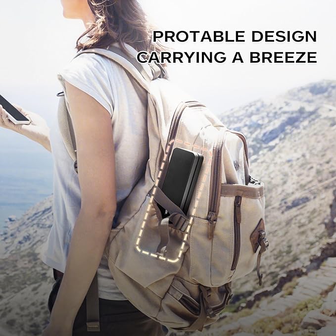 iDPRT Portable-Printer Wireless for Travel, 300DPI Inkless-Thermal-Small-Printer for Home Use, Office, Vehicles, Mobile Bluetooth Printers Supports 8.5" x 11" US Letter&A4&A5 Size, for Phone & PC-DeskLoop Office