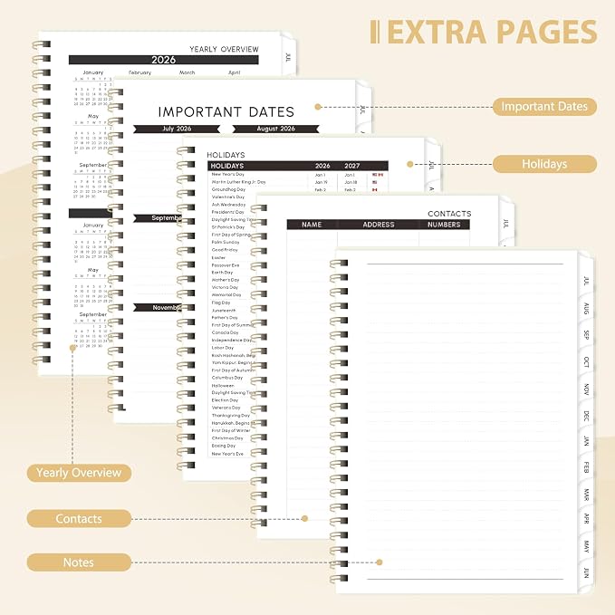 Planner 2026-2027, Weekly and Monthly Academic Planner, July 2026 - Image 5