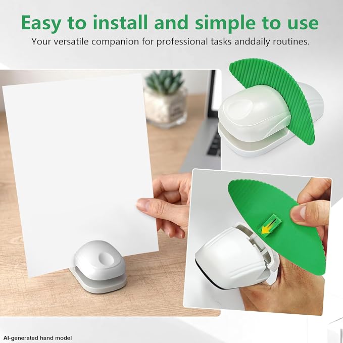 Plastic Document Holder for Typing, Portable Paper Stand - Image 6