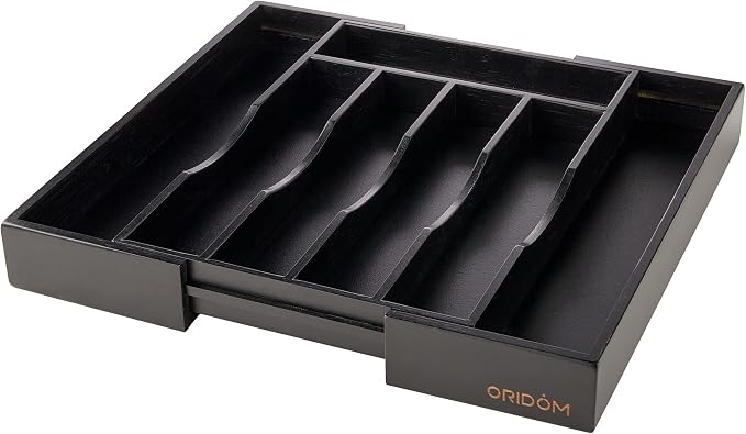 oridom Expandable Bamboo Kitchen Drawer Organizer - Image 7