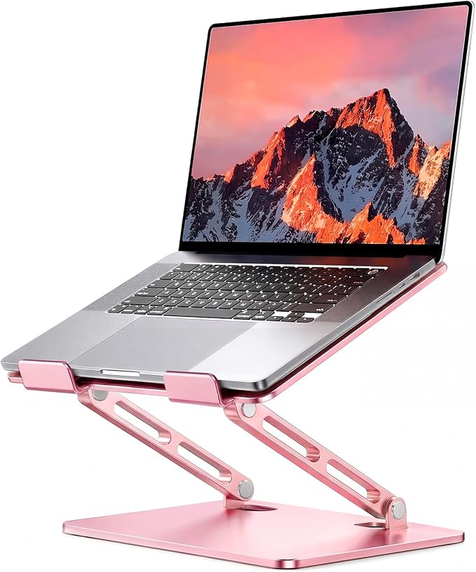 LOXP Adjustable Laptop Stand, Portable Laptop Riser, Aluminum Laptop Stand by LOXP