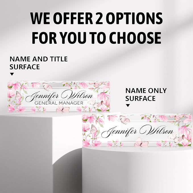 Desk Name Plate Personalized, Personalized Name Plate - Image 4