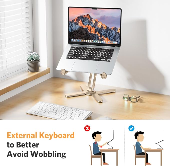OMOTON 360° Rotating Laptop Stand Riser - Image 4