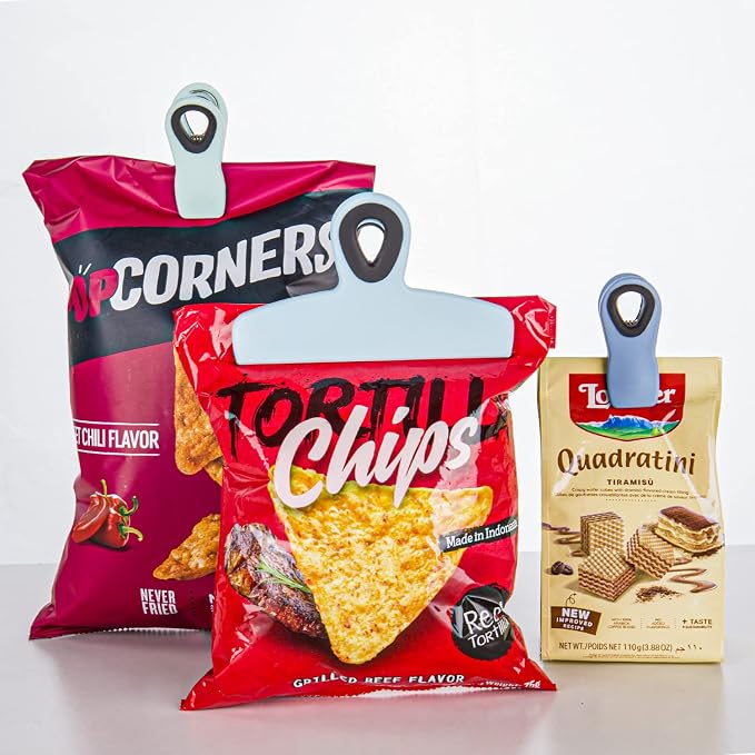 Chip Clips, Bag Clips, Magnetic Bread Food Package - Image 5