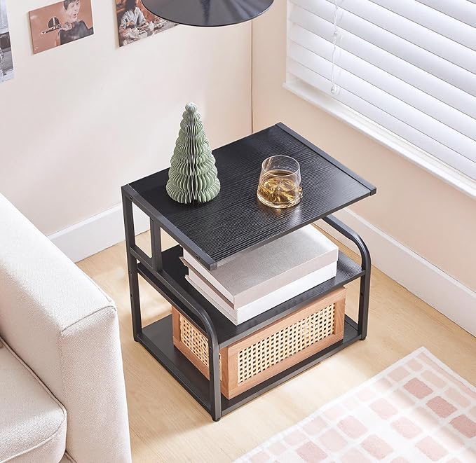 HOOBRO Printer Stand, 3-Tier Desktop Printer Table, Under Desk Printer Storage - Image 9