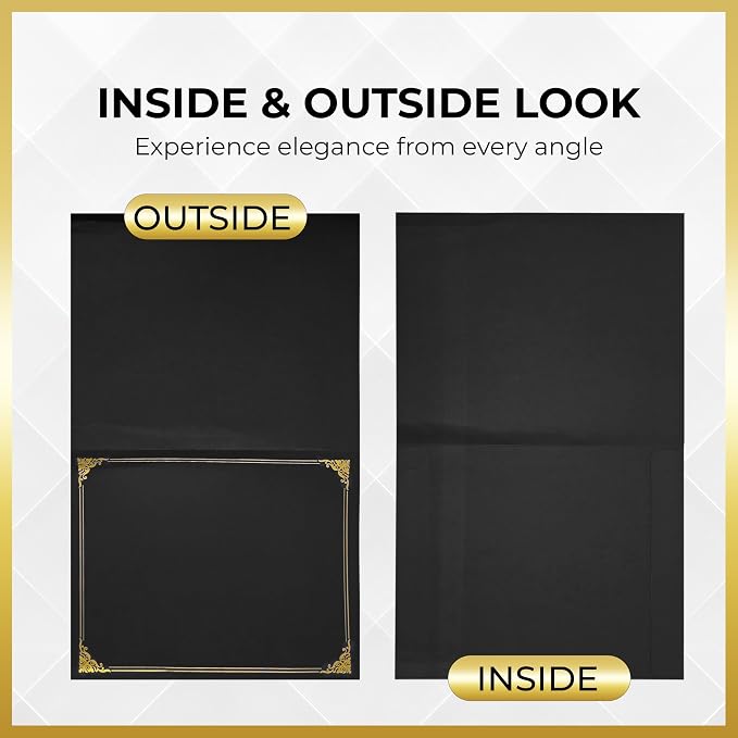 40 Pcs Certificate Holders Bulk, Document Covers - Image 4