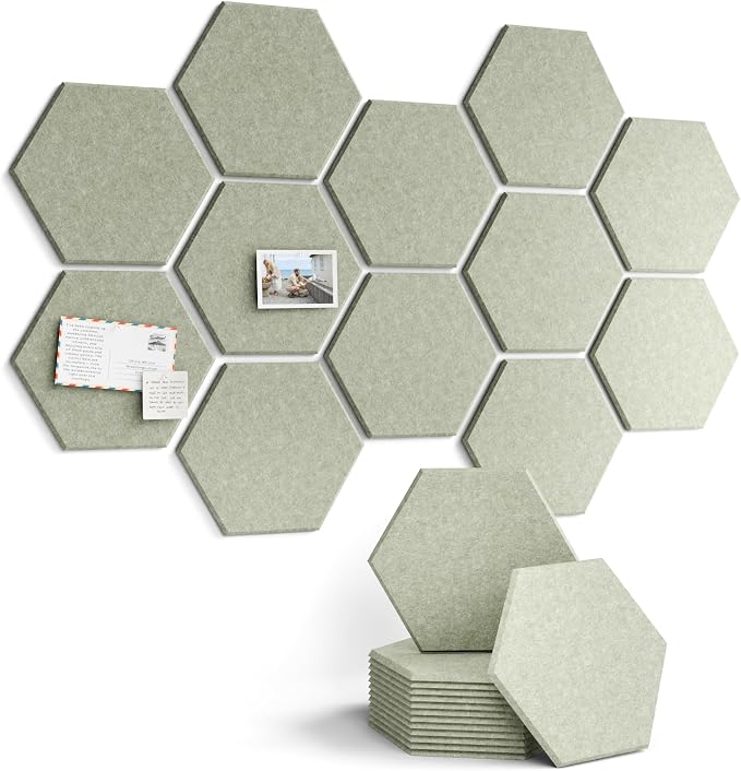 Fluxynara Hexagon Cork Board Alternative by FLUXYNARA