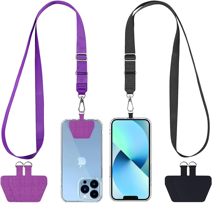 CACOE Phone Lanyard 2 Pcs Adjustable Neck Strap, Universal Crossbody by CACOE