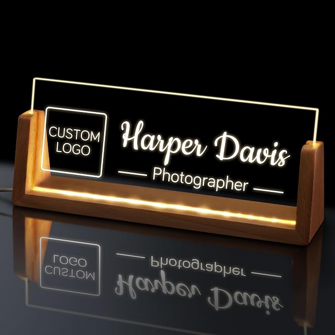Personalized Desk Name Plate for Office by GifXifyCustomGifts