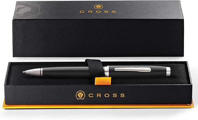 Cross Coventry Black Lacquer Ballpoint Pen-DeskLoop Office