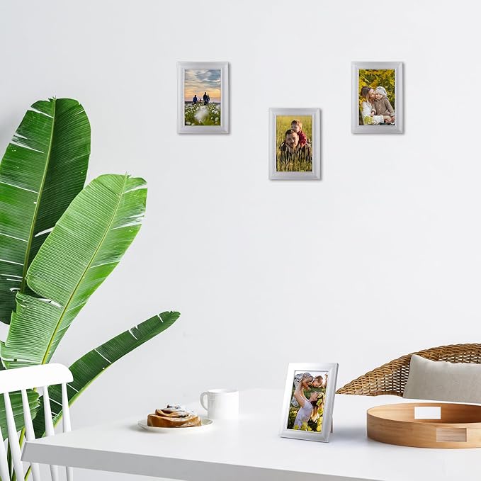 Giftgarden 4x6 Picture Frame Silver Set of 12 - Image 8