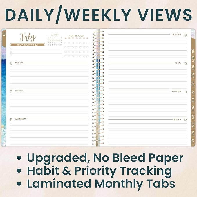bloom daily planners 2026-2027 Planner 13 Month Academic Year Organizer - Image 2