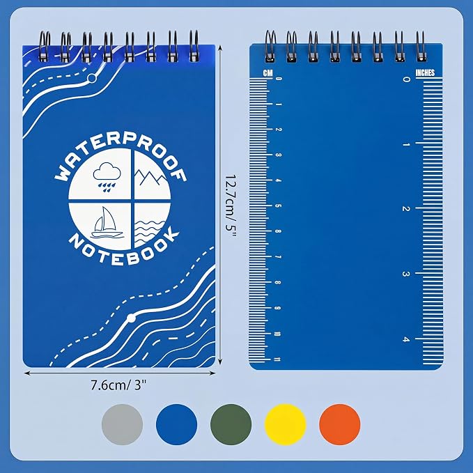 Thboxes 10 Pack Waterproof Pocket Notebook - Image 2