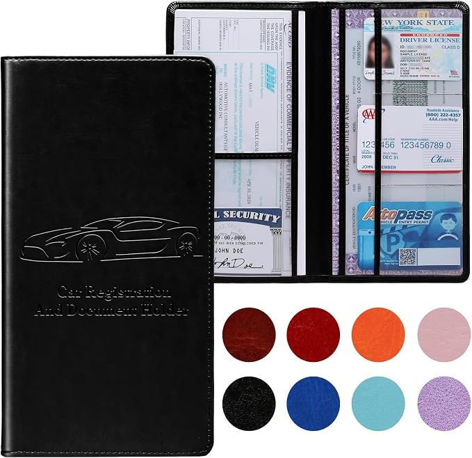 Car Registration and Insurance Card Holder by Unknown