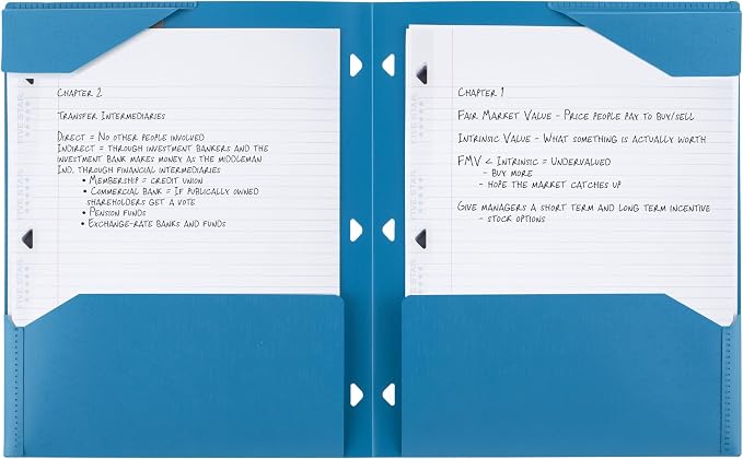 Five Star 2-Pocket Folder, Plastic Folder - Image 3